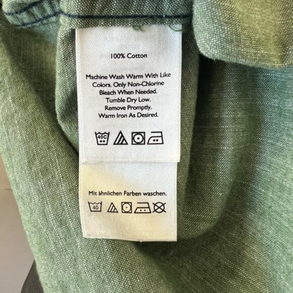 Eddie Bauer mens short sleeve shirt size L - Picture 4 of 5